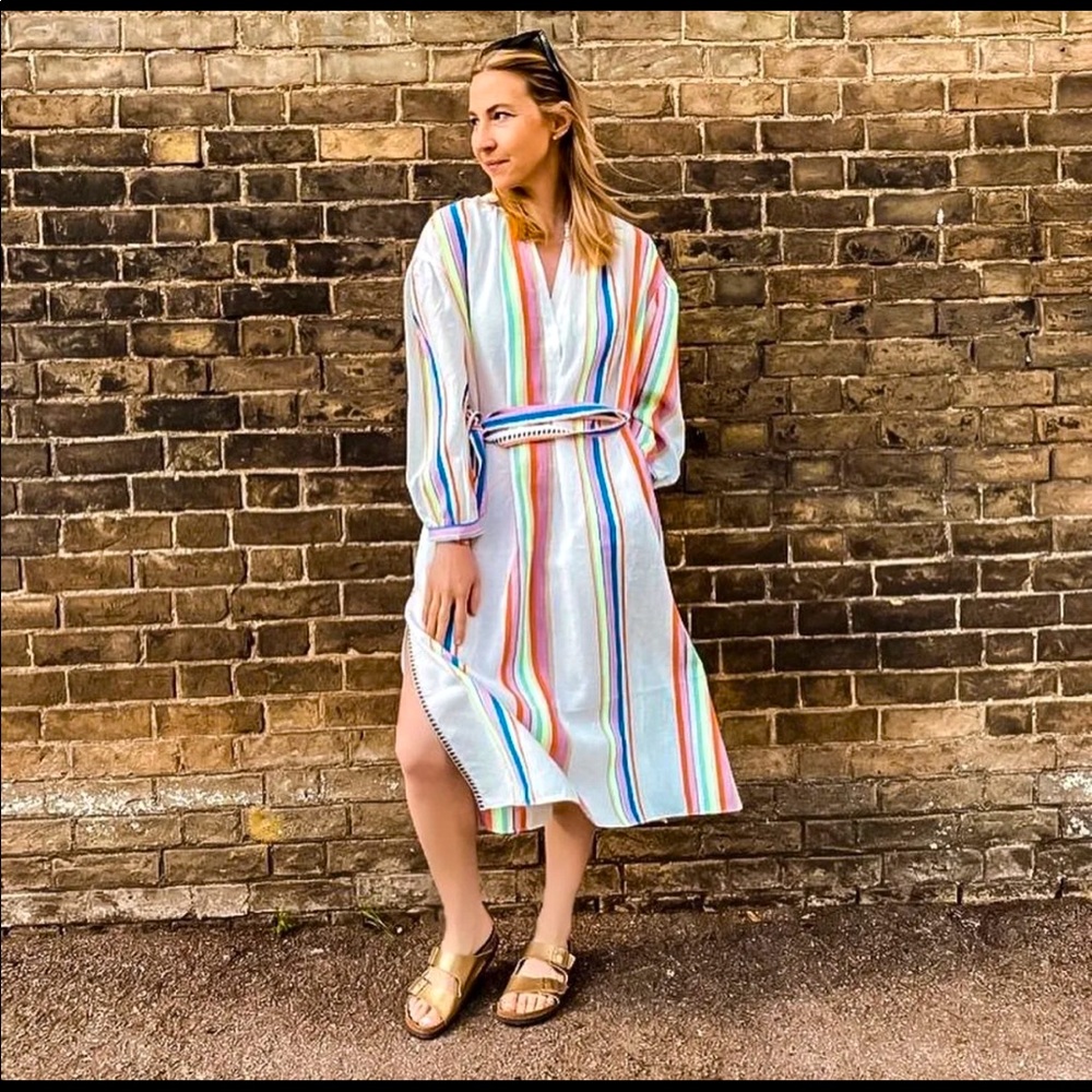 Lemlem X H&M  Midi length Kaftan Dress - Picture 10 of 16